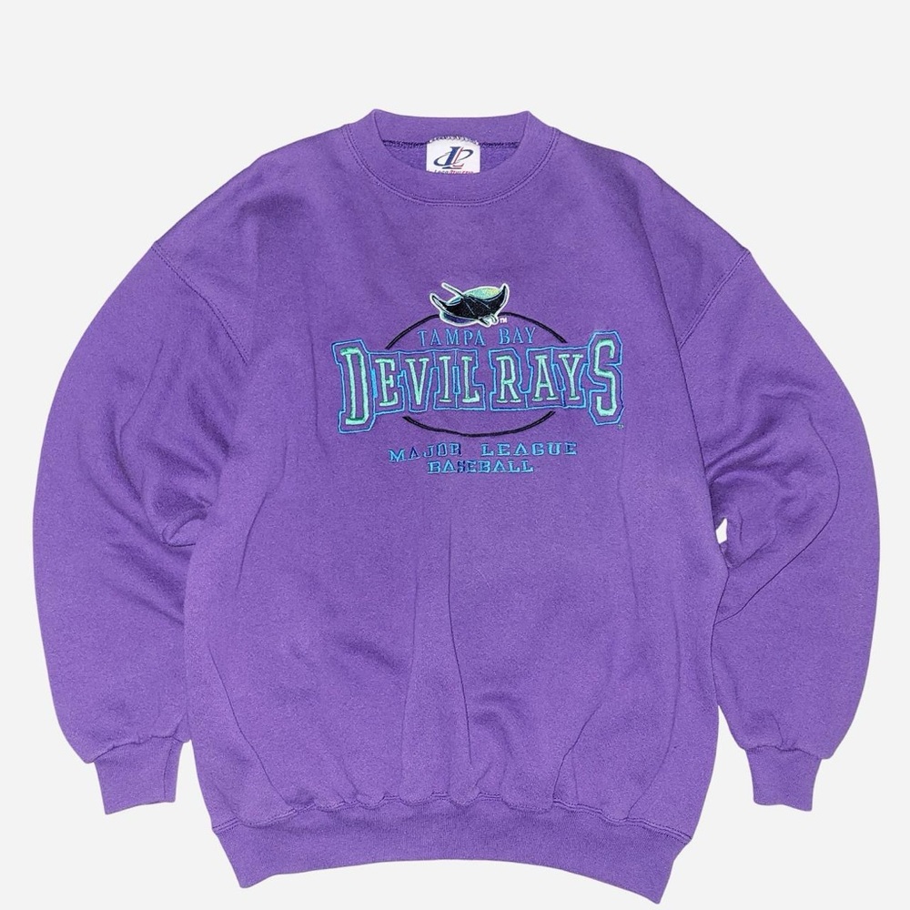 Tampa Bay Devil Rays Vintage Crewneck Sweatshirt - Picture 2 of 3